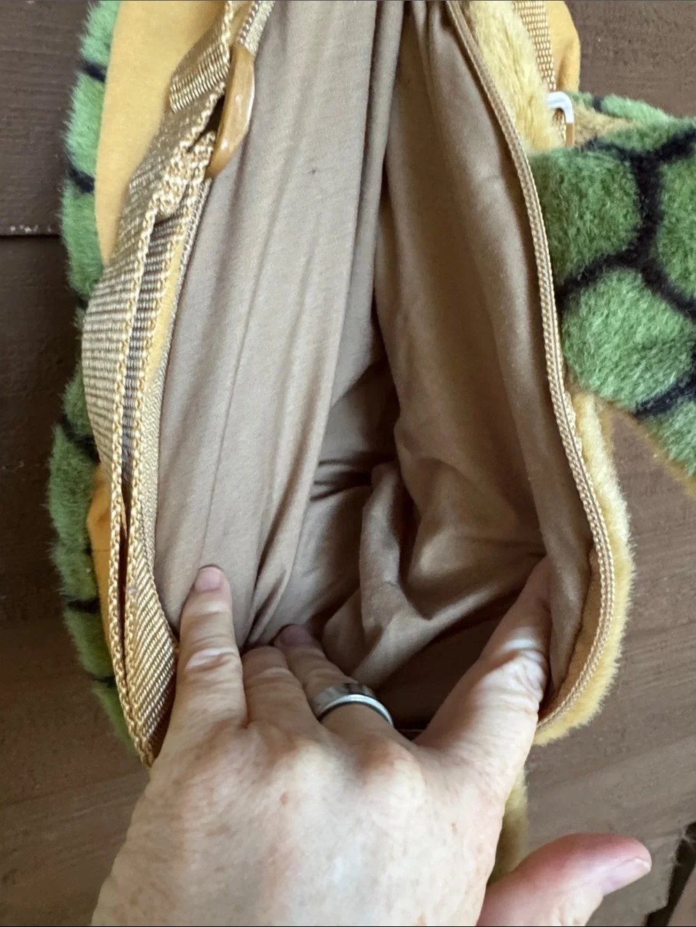 Aurora Kids Green Turtle Plush Backpack (see picture)